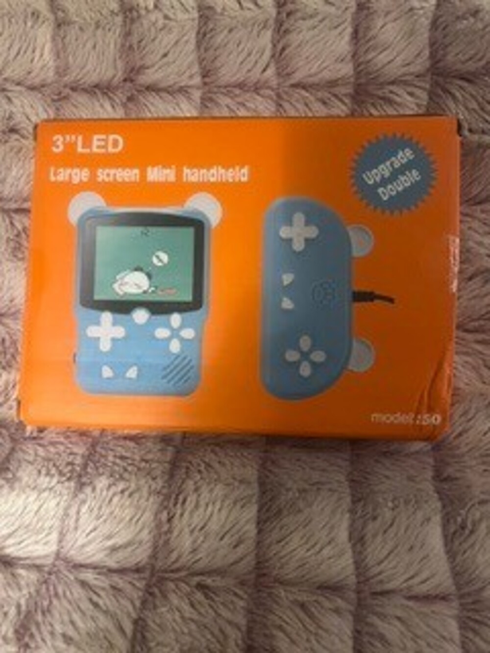 3" LED Mini handheld model 150 portable game console blue